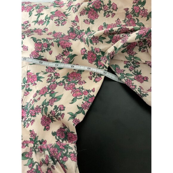 AUREUM Floral Tiered Puff Sleeves Maxi Dress size Small* - Picture 6 of 12